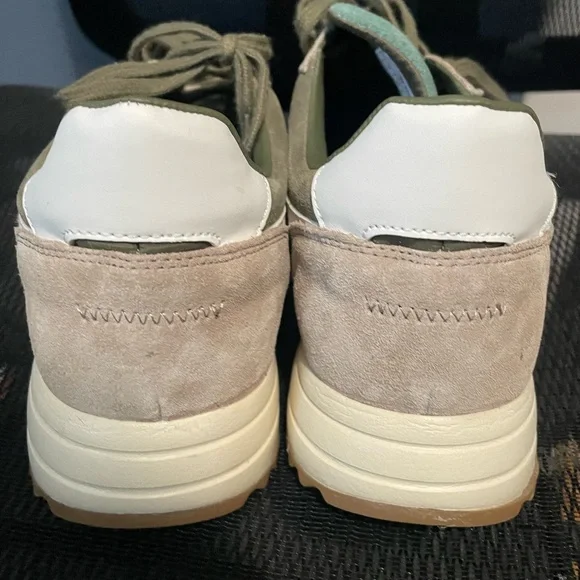 Gola Retro Stylish Green and Beige Men's Sneakers - Picture 4 of 8